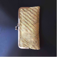 Кошелёк (Портмоне) из натуральной кожи Питона  01KP035