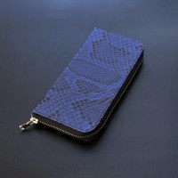 Кошелёк (Портмоне) из натуральной кожи Питона  01KP032