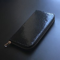 Кошелёк (Портмоне) из натуральной кожи Питона  01KP022