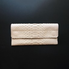 Кошелёк (Портмоне) из натуральной кожи Питона  01KP034