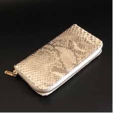 Кошелёк (Портмоне) из натуральной кожи Питона 01ZS079