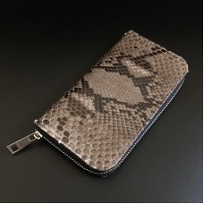 Кошелёк (Портмоне) из натуральной кожи Питона 01TS058