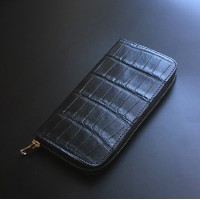 Кошелёк (Портмоне) из натуральной кожи Крокодила 01KP021