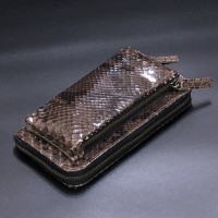 Кошелёк (Портмоне) из натуральной кожи Питона 01KP011