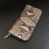 Кошелёк (Портмоне) из натуральной кожи Питона 01TS057
